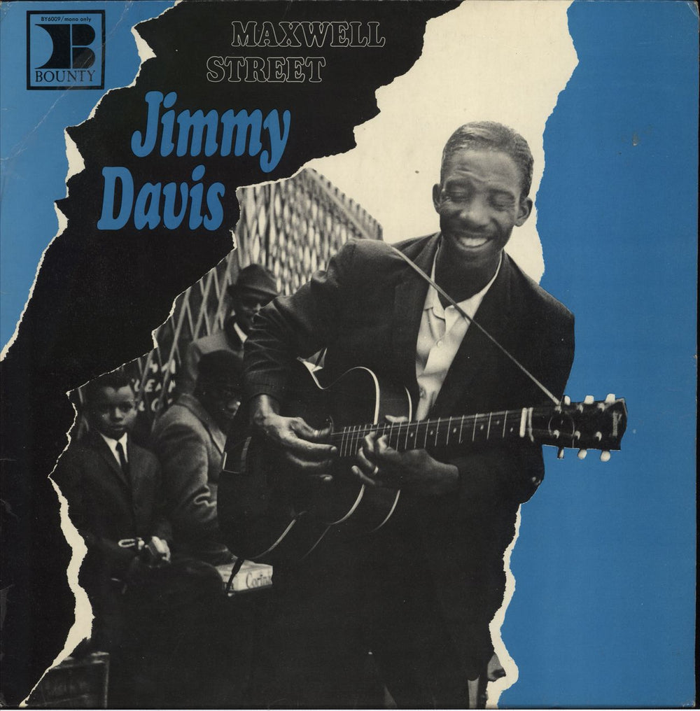 Maxwell Street Jimmy Davis  Maxwell Street Jimmy Davis - VG UK vinyl LP album (LP record) BY6009