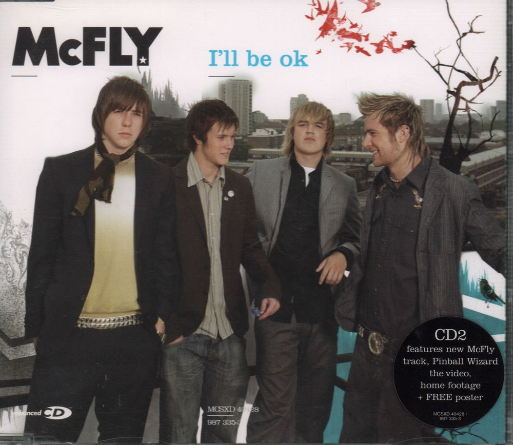 McFly I'll Be OK - CD2 + Poster UK CD single (CD5 / 5") MCSXD40428