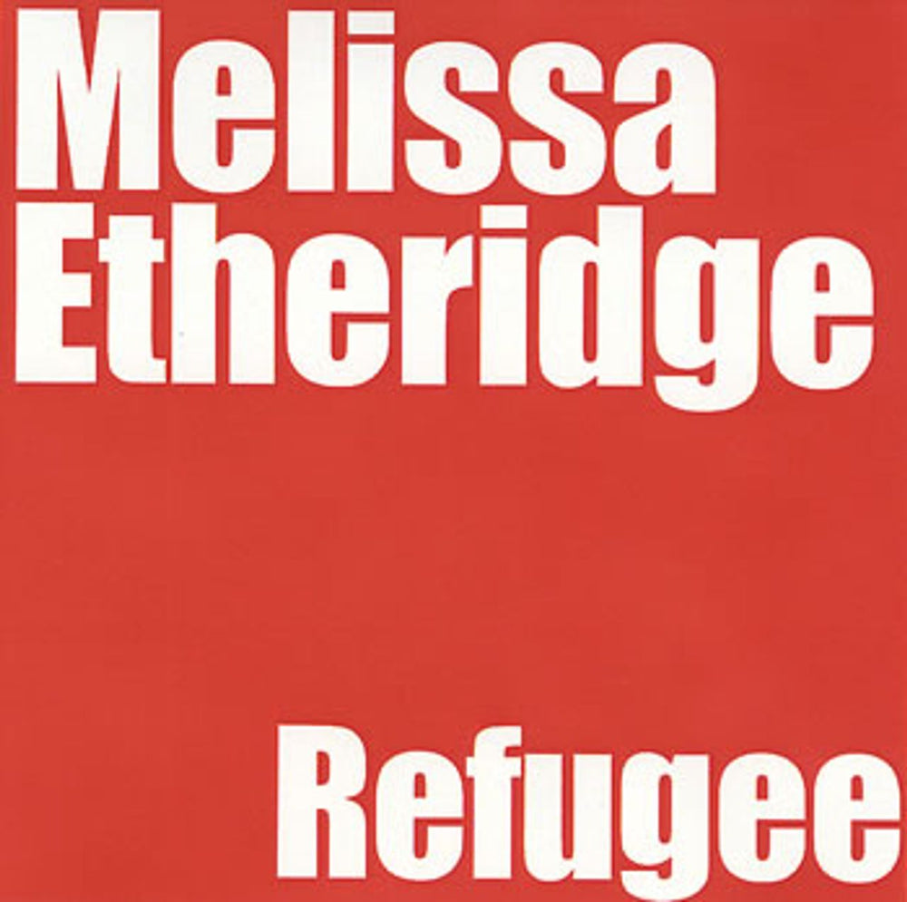 Melissa Etheridge Refugee US Promo CD-R acetate CD-R ACETATE