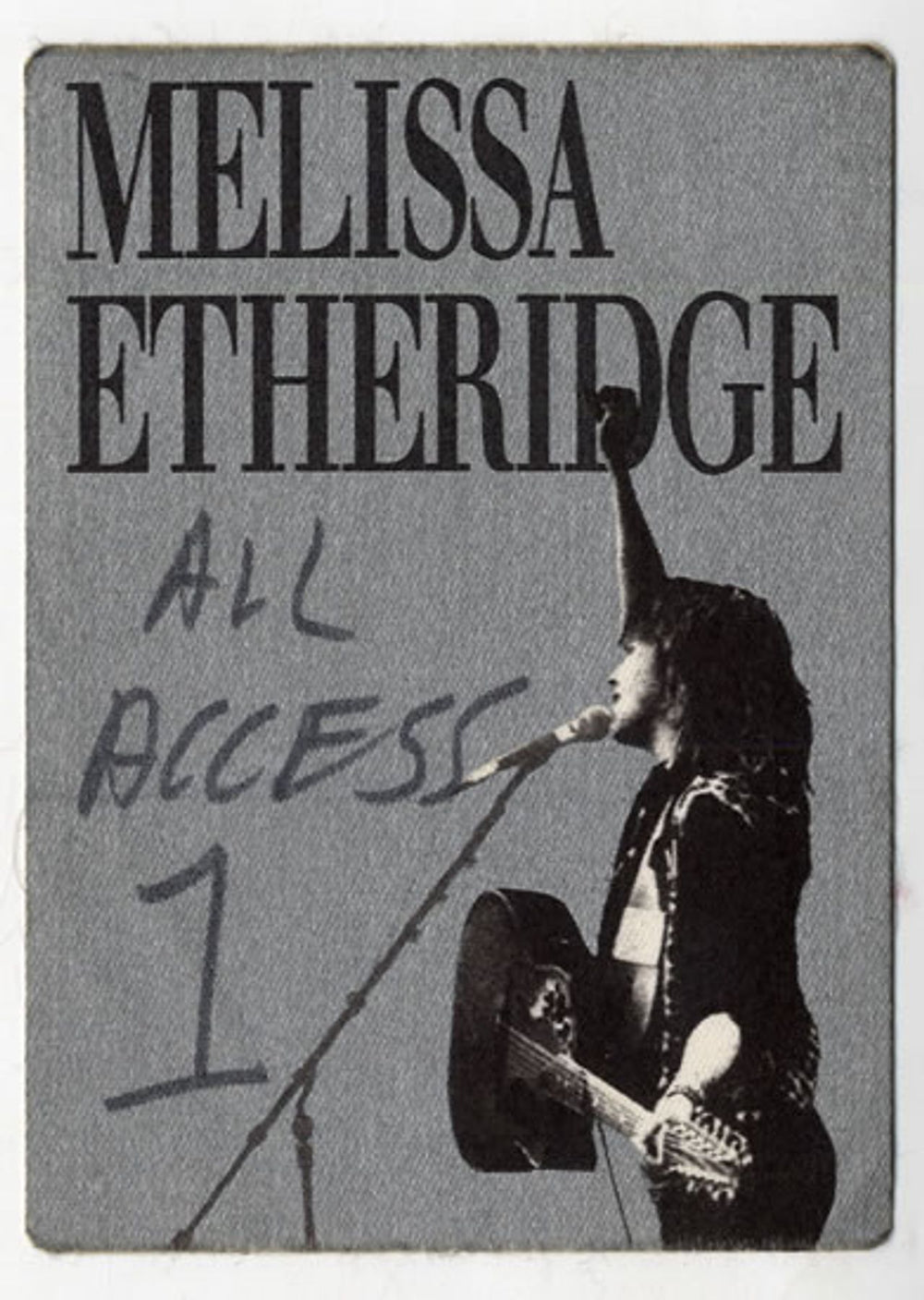 Melissa Etheridge Tour Pass UK tour pass TOUR PASS