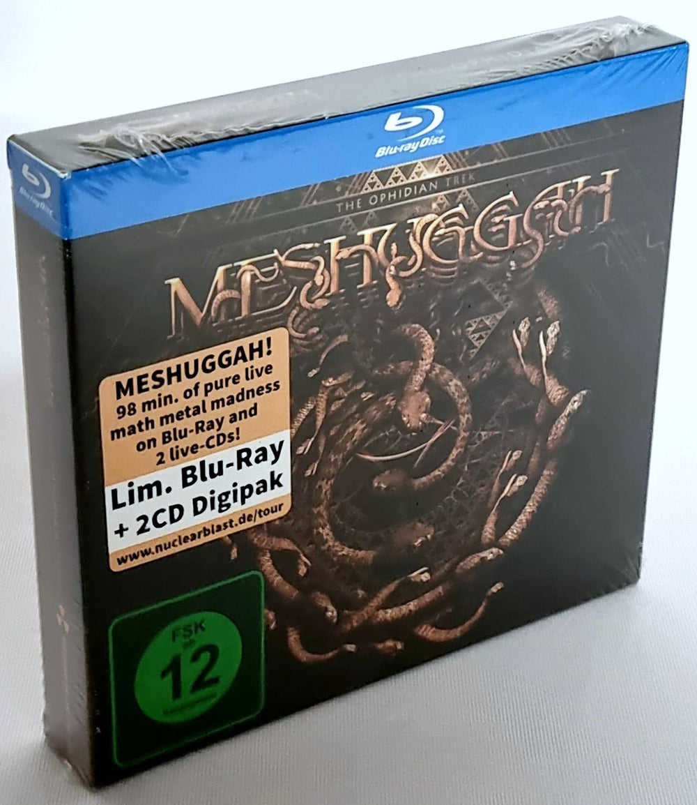 Meshuggah The Ophidian Trek - Sealed Deluxe Edition German 3-disc CD/DVD Set NB3218-0