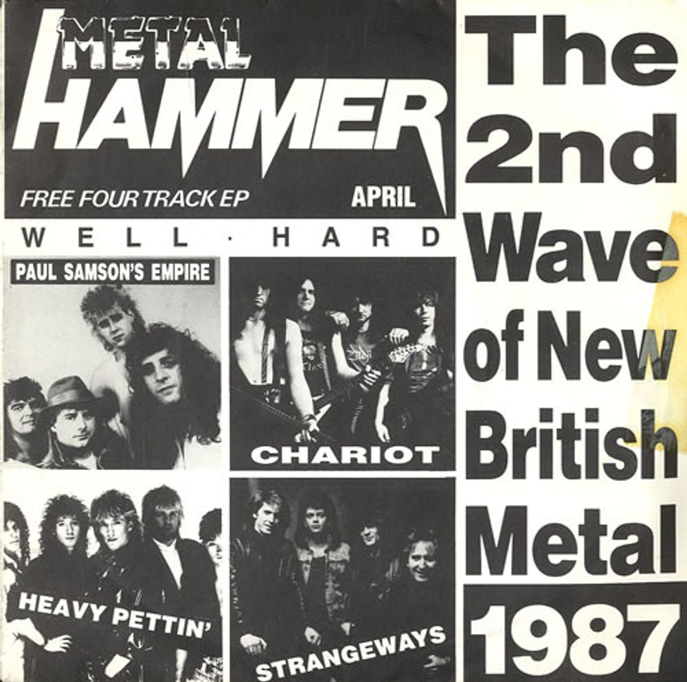 Metal Hammer Magazine 2nd Wave Of New British Metal UK Promo 7" vinyl single (7 inch record / 45) METAL1