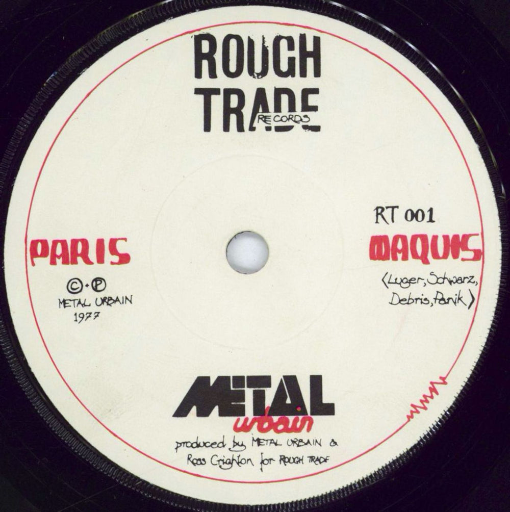 Metal Urbain Paris Maquis UK 7" vinyl single (7 inch record / 45) MU007PA518694