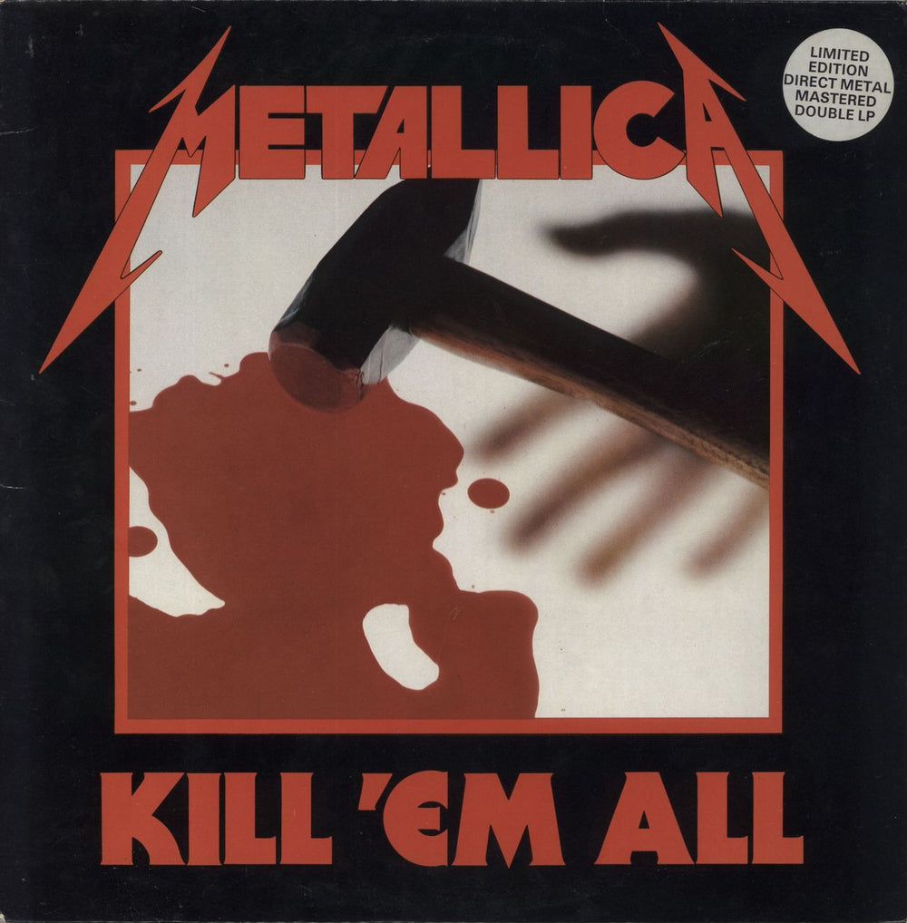 Metallica Kill 'em All - DMM - Hype Stickered + Insert - EX UK 2-LP vinyl record set (Double LP Album) MFN7DM