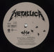 Metallica One - Mislabeled b-side - EX UK 12" vinyl single (12 inch record / Maxi-single) MET12ON806594