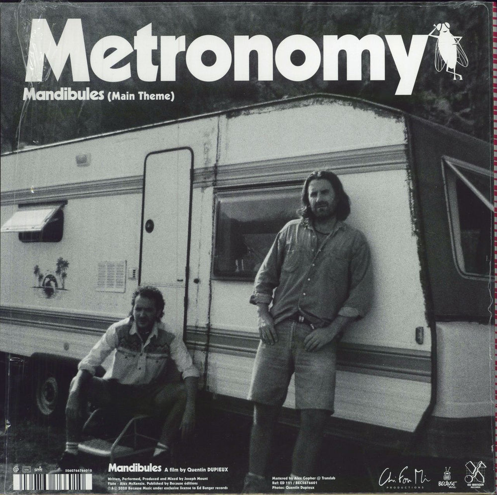 Metronomy Mandibules (Main Theme) - Pink Vinyl French 12" vinyl single (12 inch record / Maxi-single) 5060766766010