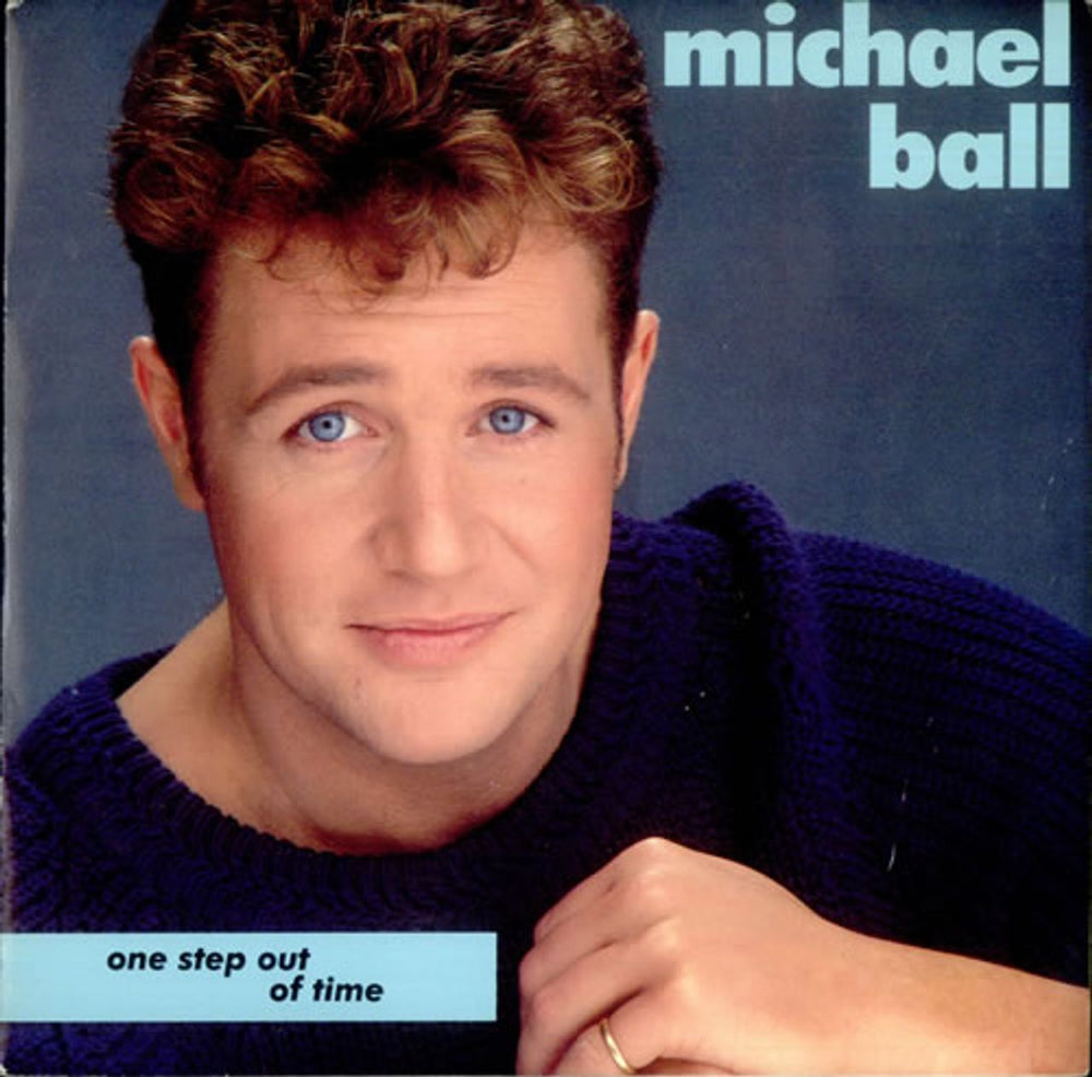 Michael Ball One Step Out Of Time UK 7" vinyl single (7 inch record / 45) PO206