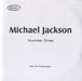 Michael Jackson Number Ones UK Promo CD-R acetate CD-R