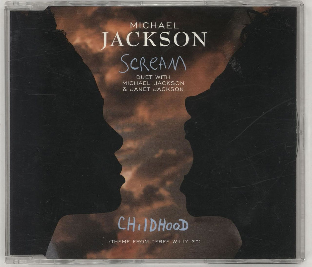 Michael Jackson Scream Austrian CD single (CD5 / 5") 662022-2
