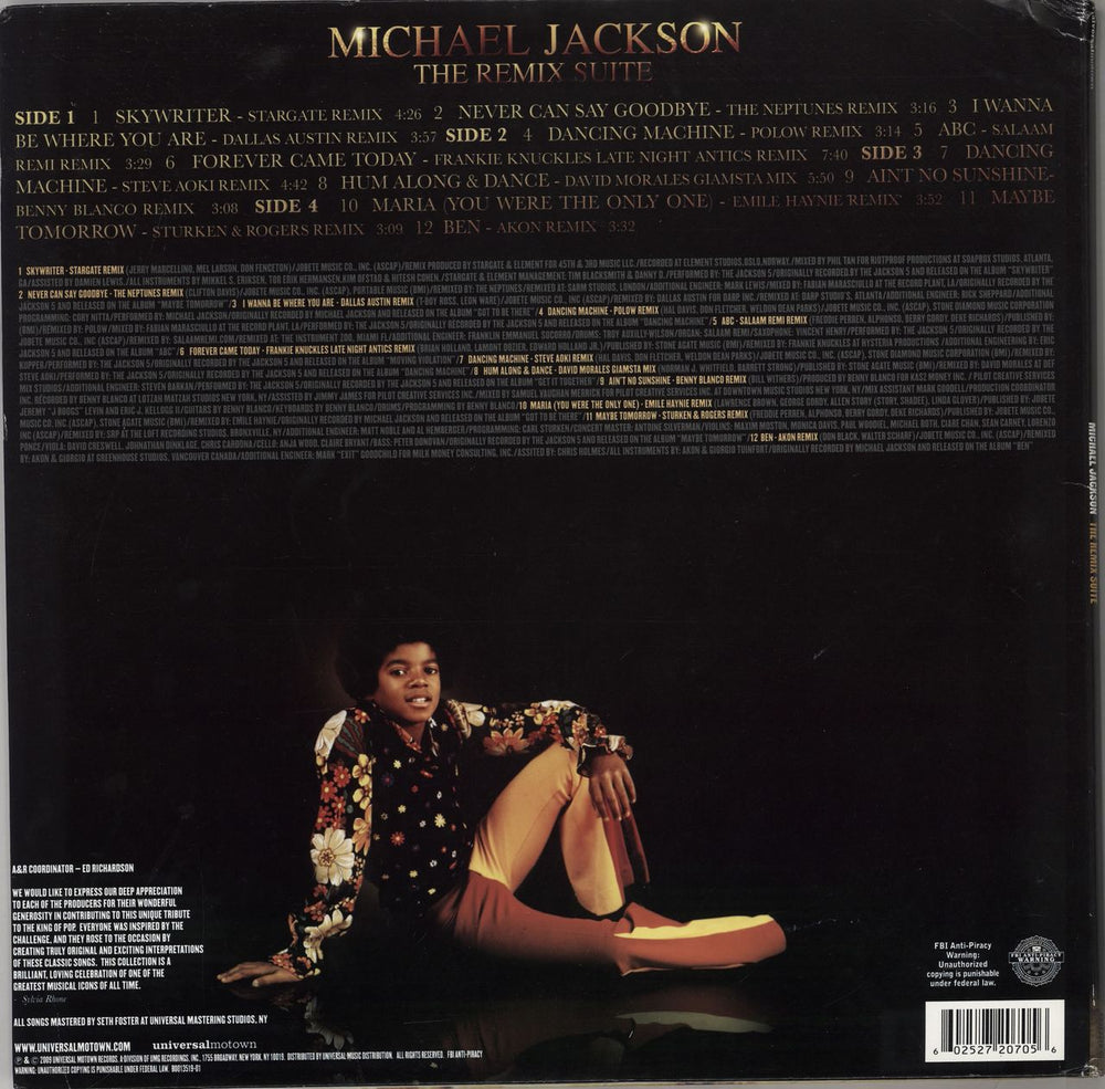 Michael Jackson The Remix Suite - 180gram Vinyl US 2-LP vinyl record set (Double LP Album) 602527207056