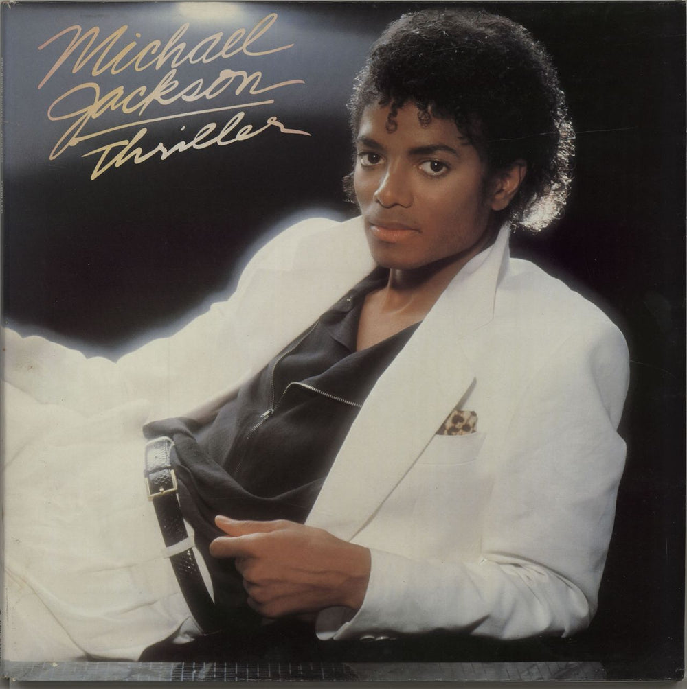 Michael Jackson Thriller Dutch vinyl LP album (LP record) EPC85930