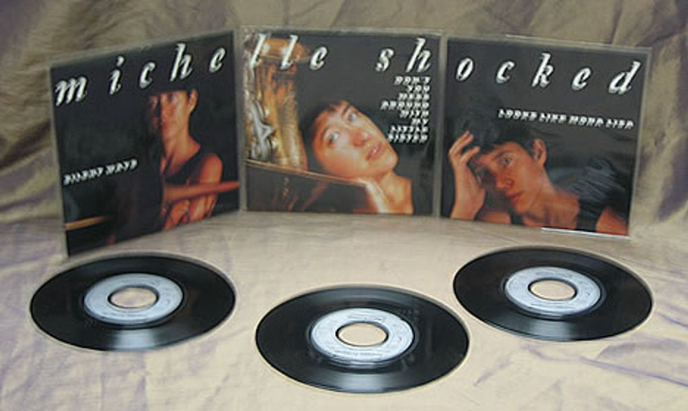 Michelle Shocked Silent Ways Triple Pack French Promo 7" vinyl single (7 inch record / 45) 1235-7