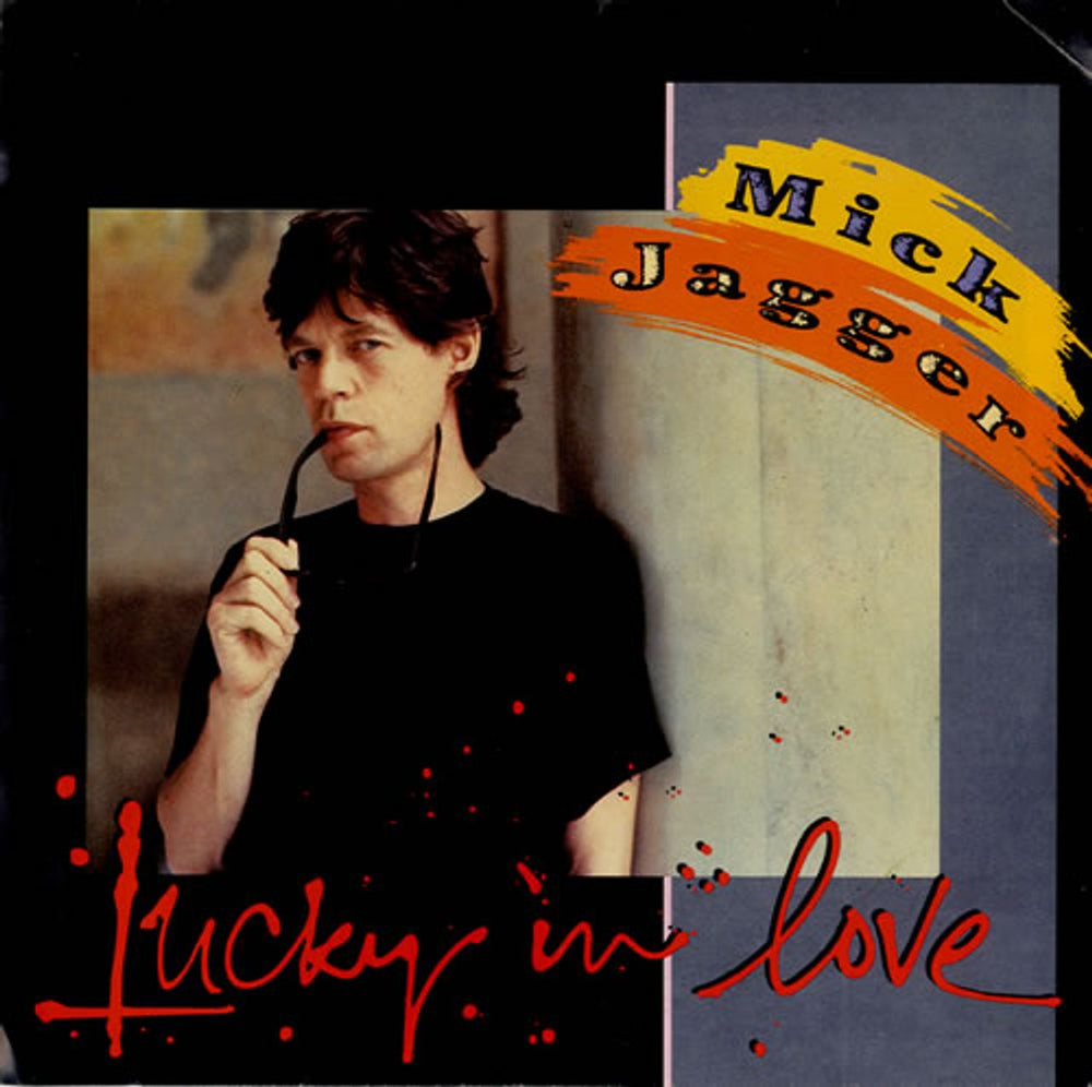 Mick Jagger Lucky In Love US 7" vinyl single (7 inch record / 45) 38-04893