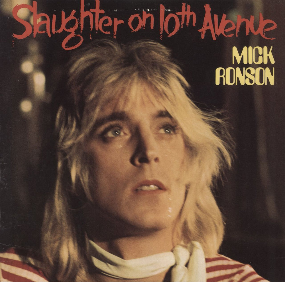 Mick Ronson Slaughter On 10th Avenue - VG US vinyl LP album (LP record) APL1-0353