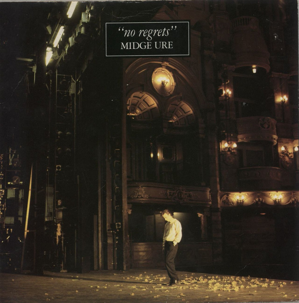 Midge Ure No Regrets UK 7" vinyl single (7 inch record / 45) CHS2618