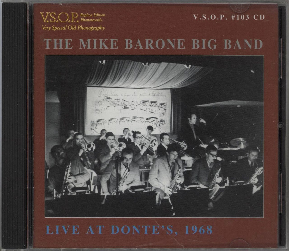 Mike Barone Live At Donte's 1968 US CD album (CDLP) V.S.O.P.#103CD