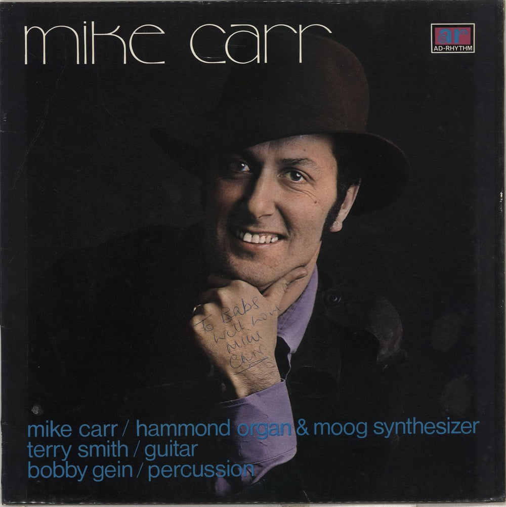 Mike Carr Mike Carr - Autographed UK vinyl LP album (LP record) ARPS-1020