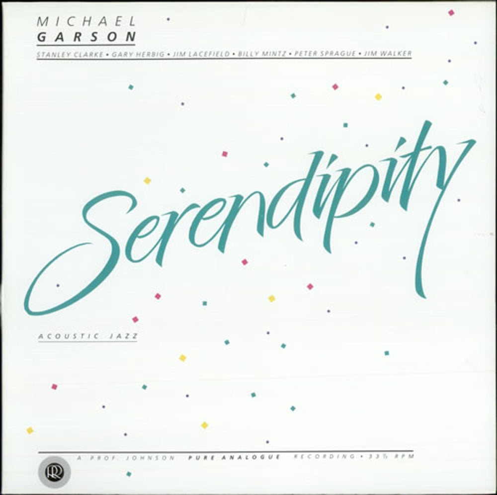 Mike Garson Serendipity US vinyl LP album (LP record) RR-20