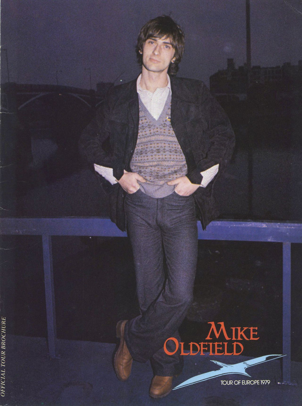 Mike Oldfield Tour Of Europe 1979 + Ticket Stub & Badge UK tour programme TOUR PROGRAMME