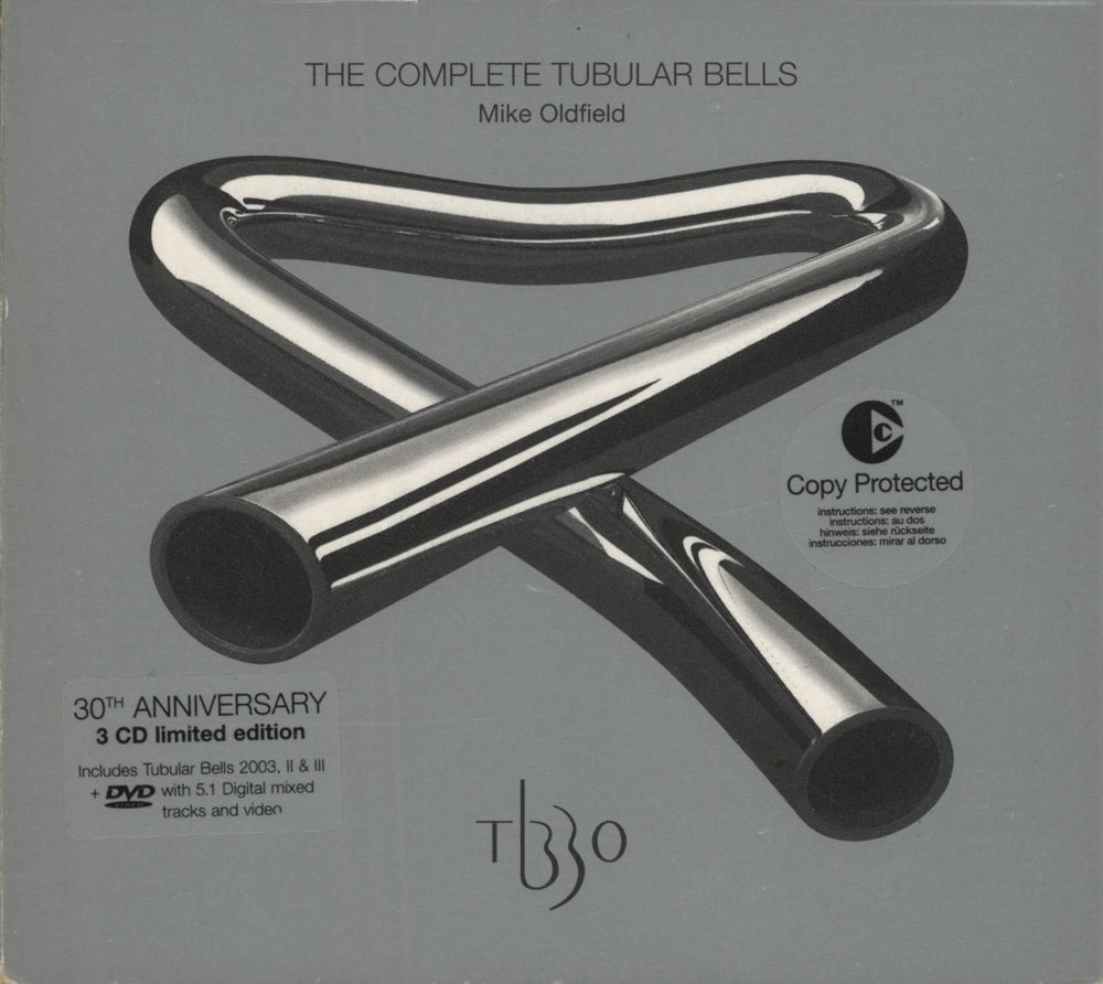Mike Oldfield Tubular Bells 2003 UK 3-disc CD/DVD Set 2564602052
