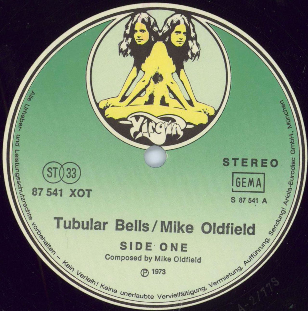 Mike Oldfield Tubular Bells German vinyl LP album (LP record) OLDLPTU798467