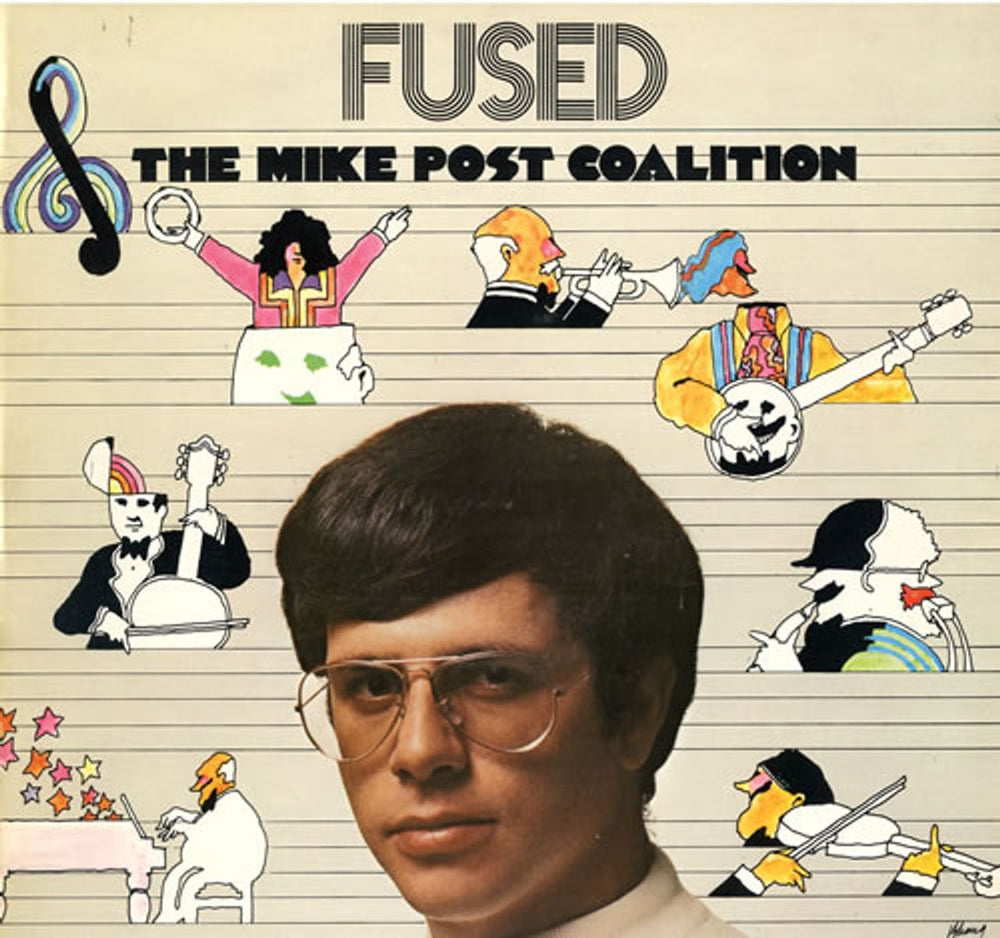 Mike Post Fused UK vinyl LP album (LP record) K56163