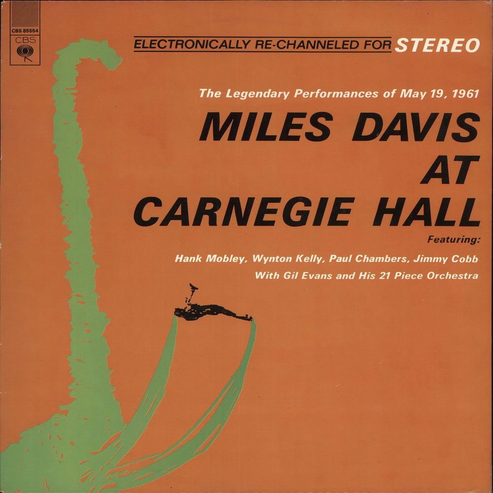 Miles Davis At Carnegie Hall Dutch vinyl LP album (LP record) CBS85554