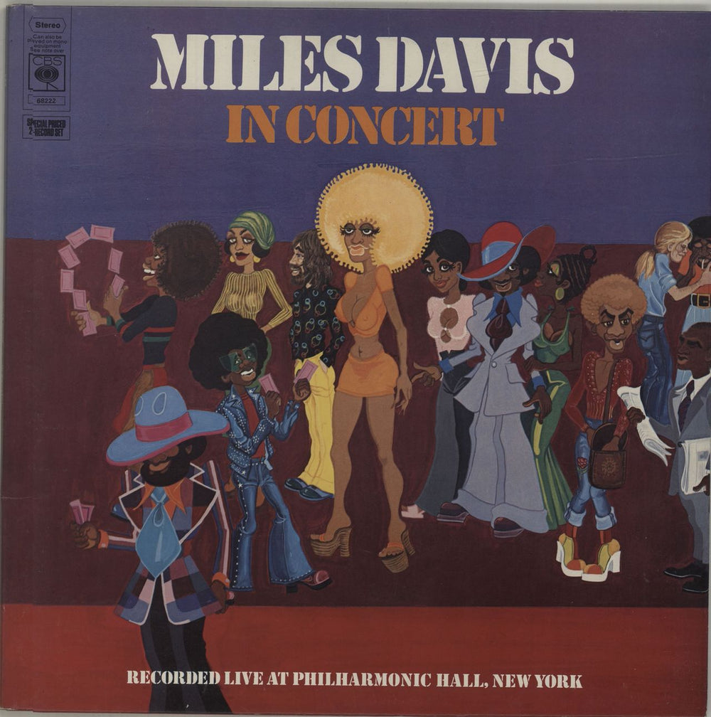 Miles Davis In Concert - 1st UK 2-LP vinyl record set (Double LP Album) 68222