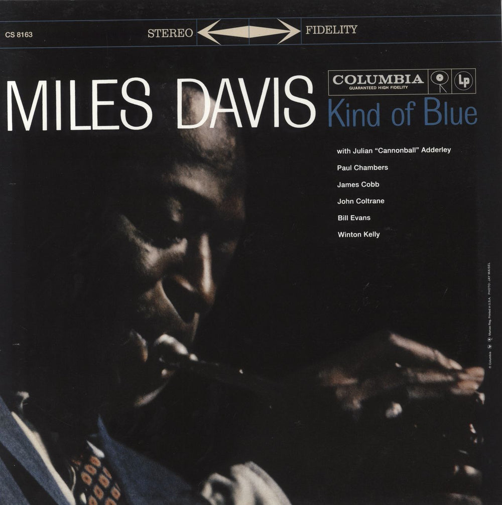 Miles Davis Kind Of Blue - 180gram Vinyl UK vinyl LP album (LP record) CS8163