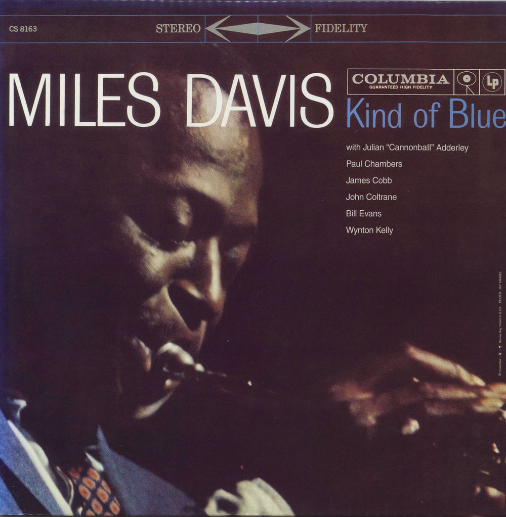 Miles Davis Kind Of Blue - 200gm (2LP) US 2-LP vinyl record set (Double LP Album) CS8163