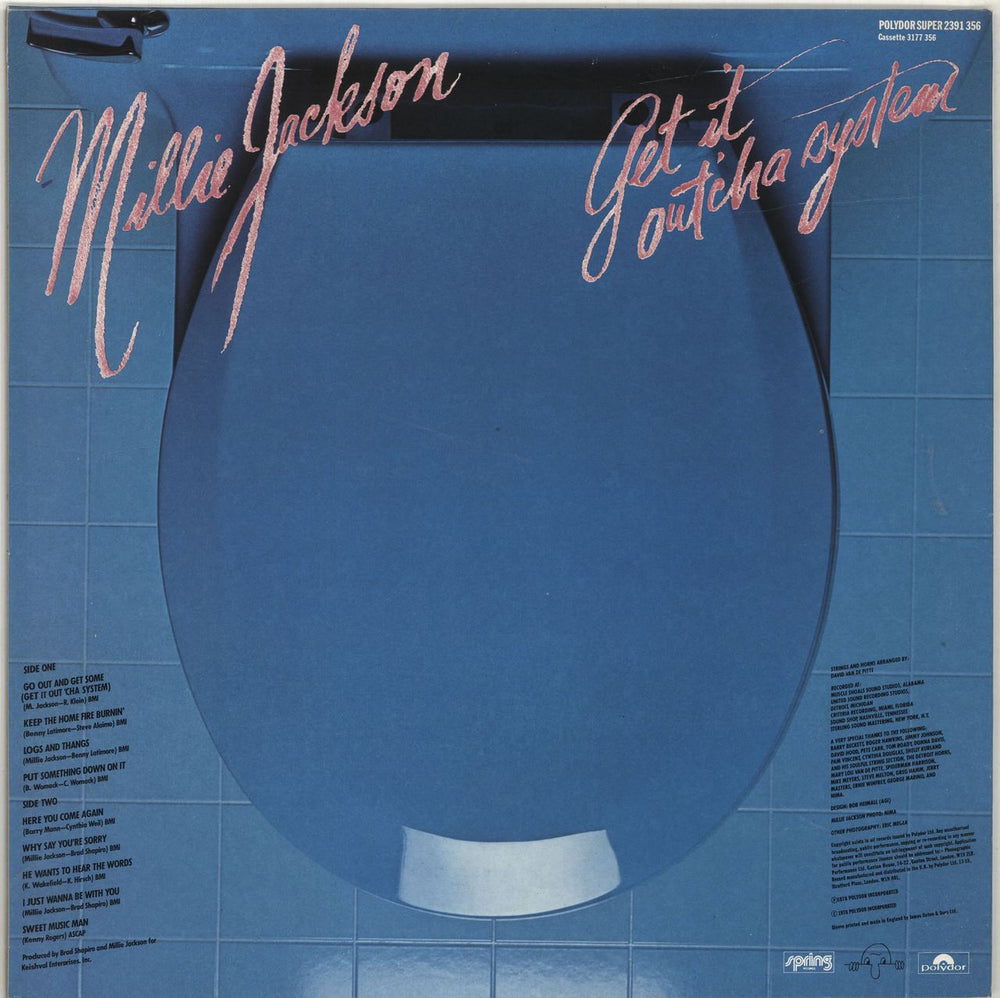 Millie Jackson Get It Out'cha System UK vinyl LP album (LP record)