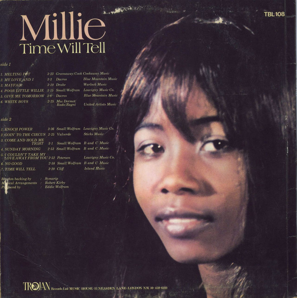 Millie Small Time Will Tell UK vinyl LP album (LP record)