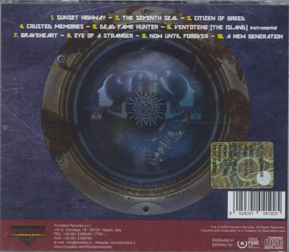 Mind Key Pulse For A Graveheart Italian CD album (CDLP) 8024391041925