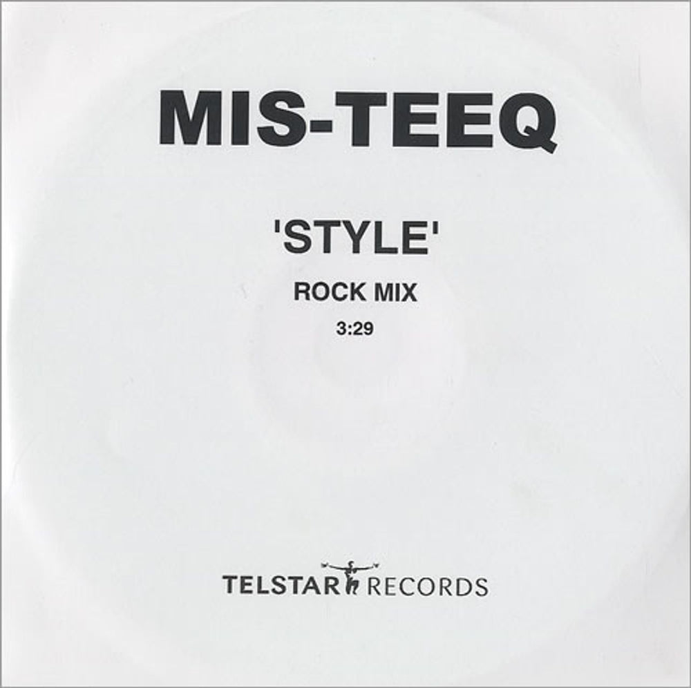 Mis-Teeq Style UK Promo CD-R acetate CDR ACETATE