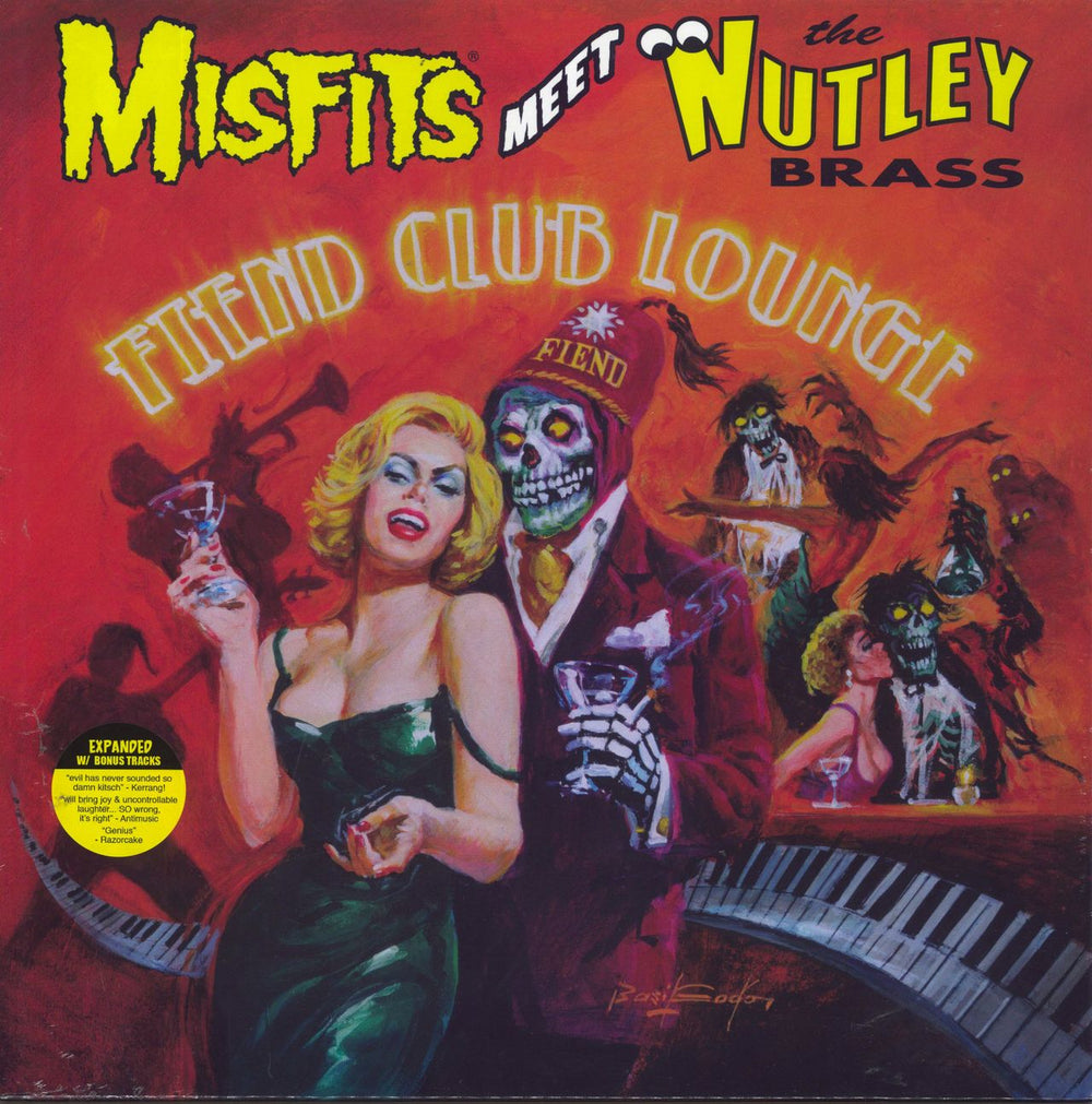 Misfits Fiend Club Lounge - Sealed UK vinyl LP album (LP record) MRLP01581