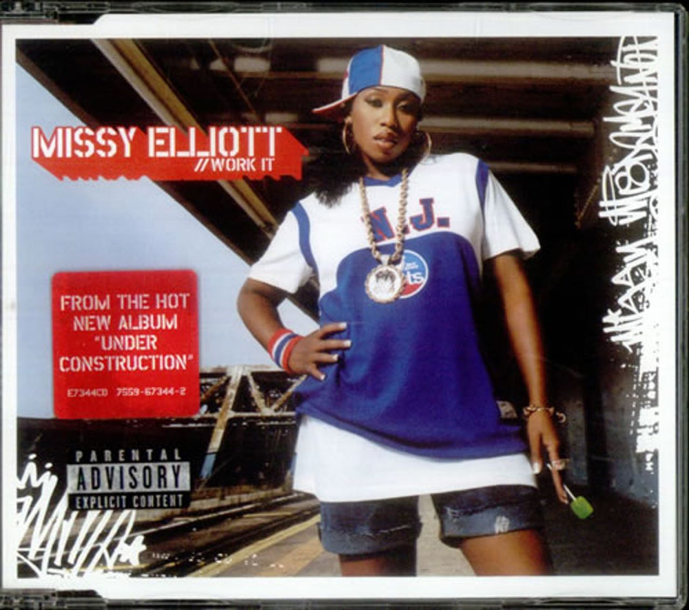 Missy Misdemeanor Elliott Work It German CD single (CD5 / 5") 7559-67344-2