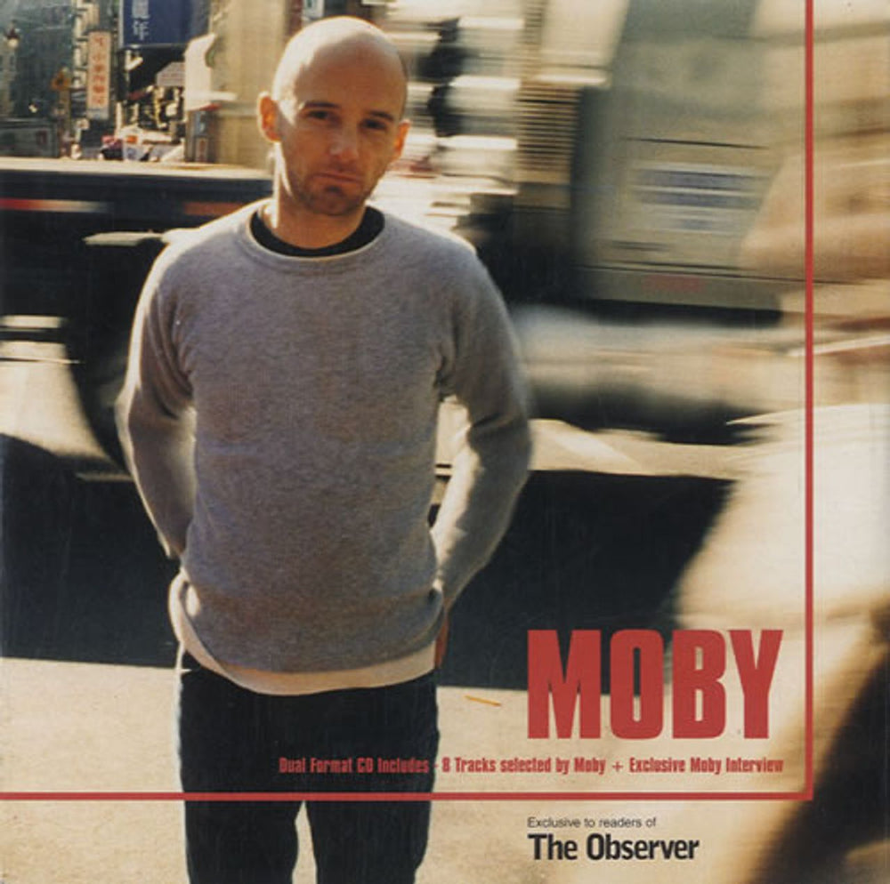 Moby Moby UK Promo CD album (CDLP) OBMOBY1CD