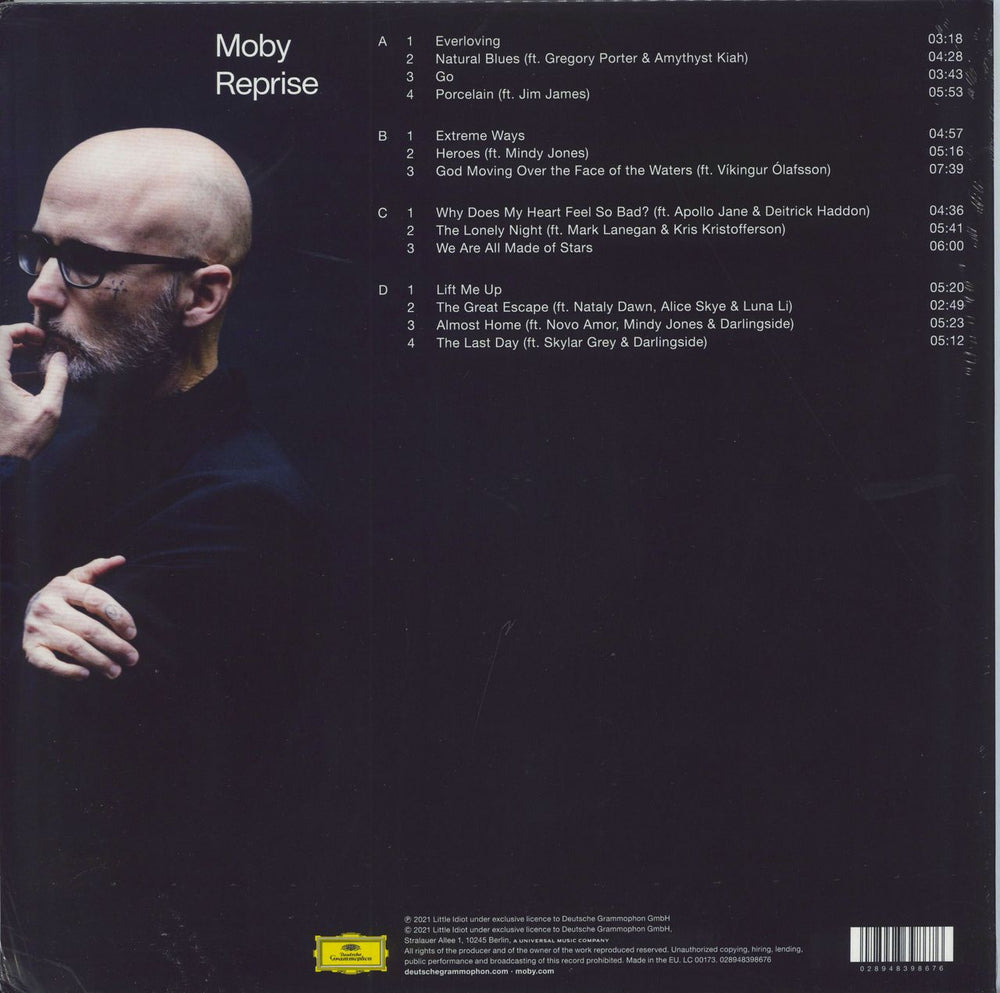 Moby Reprise - Sealed UK 2-LP vinyl record set (Double LP Album) 028948398676