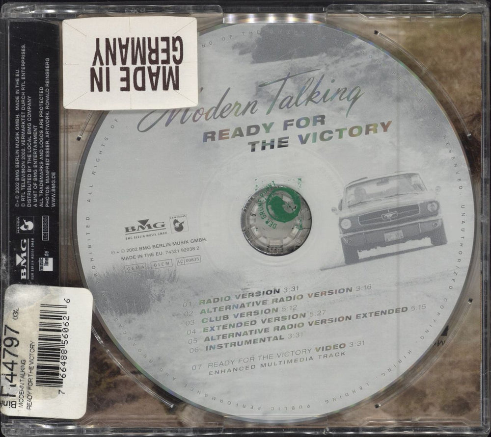 Modern Talking Ready For Victory UK CD single (CD5 / 5") MODC5RE214481