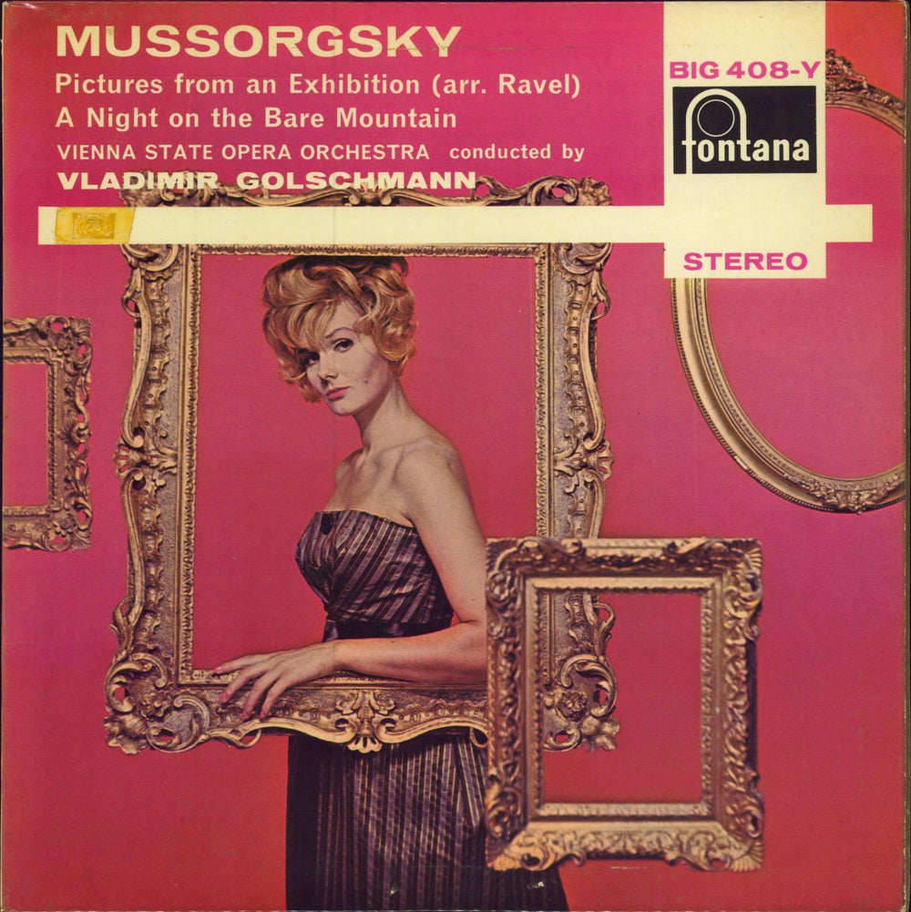 Modest Petrovich Mussorgsky Pictures From An Exhibition / A Night On The Bare Mountain UK vinyl LP album (LP record) BIG408-Y
