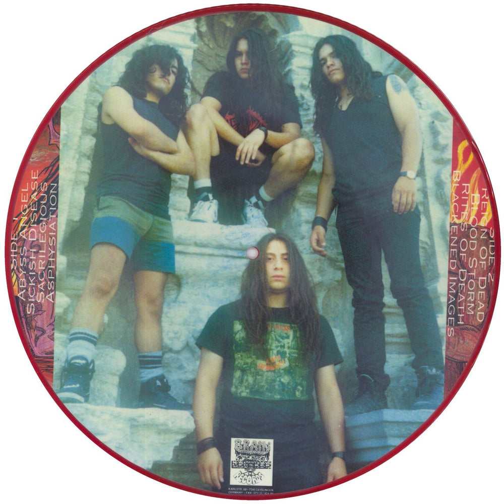 Mortuary Blackened Images German picture disc LP (vinyl picture disc album)