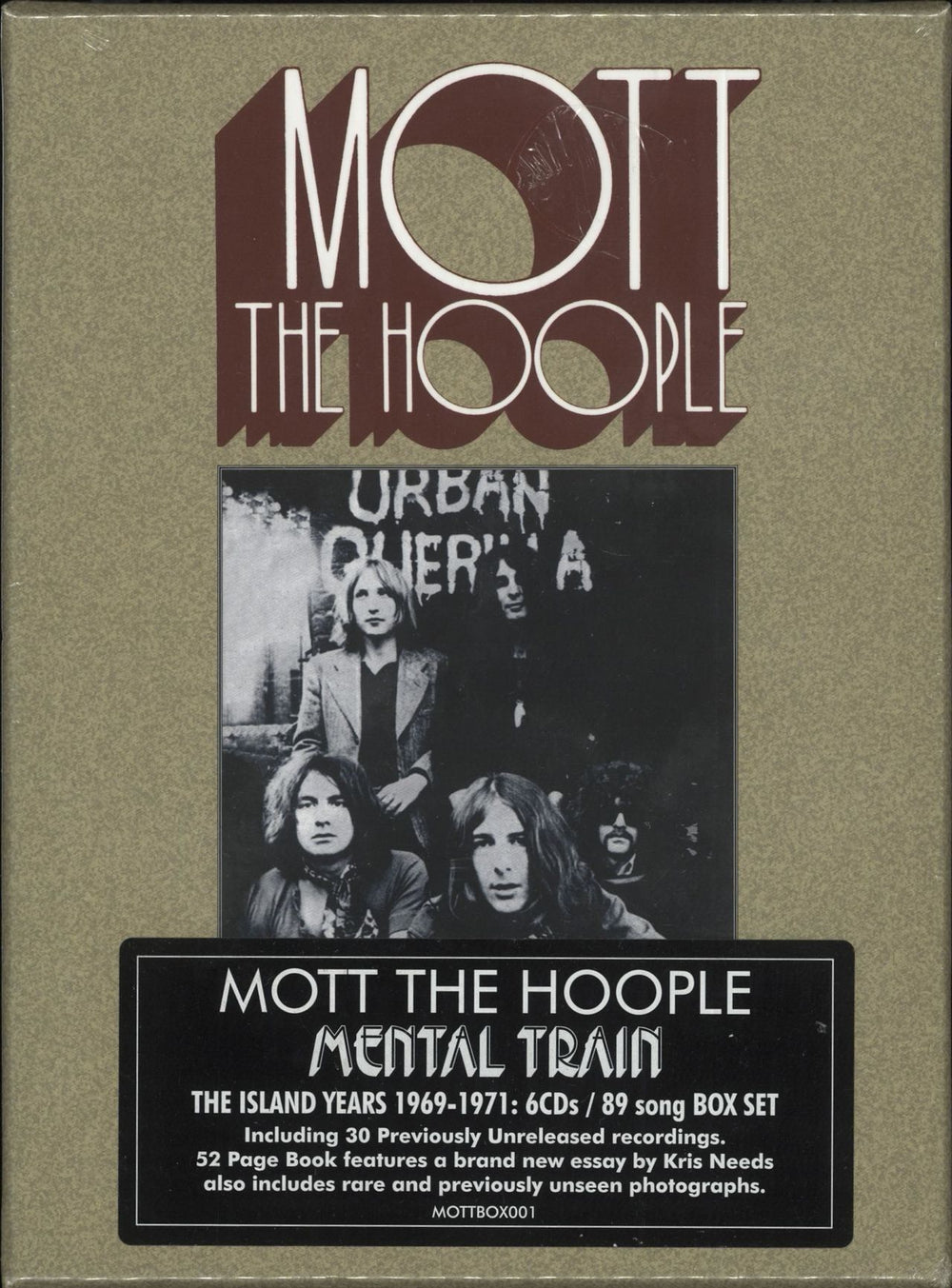 Mott The Hoople Mental Train (The Island Years 1969-1971) - Sealed UK CD Album Box Set MOTTBOX001