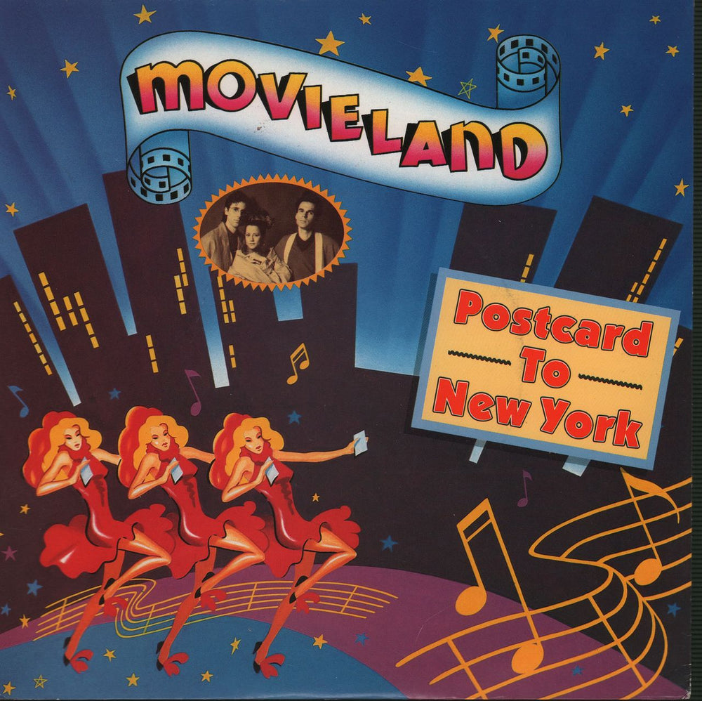 Movieland Postcard To New York UK Promo 7" vinyl single (7 inch record / 45) PB49853