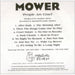 Mower People Are Cruel UK Promo CD-R acetate CD-R ACETATE