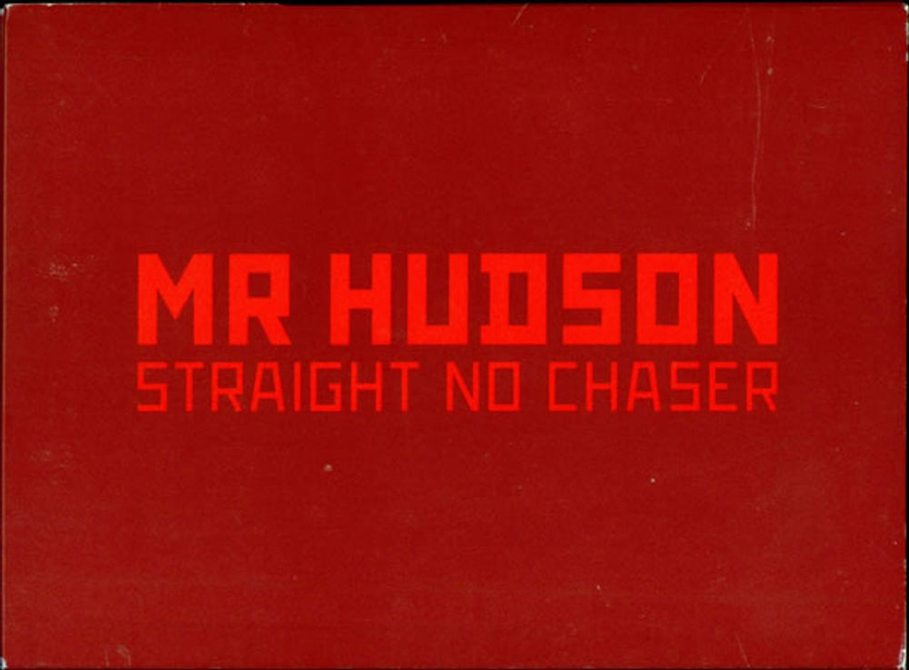 Mr Hudson Straight No Chaser + Supernova UK Promo 2 CD album set (Double CD) STRAIGHTCJ2