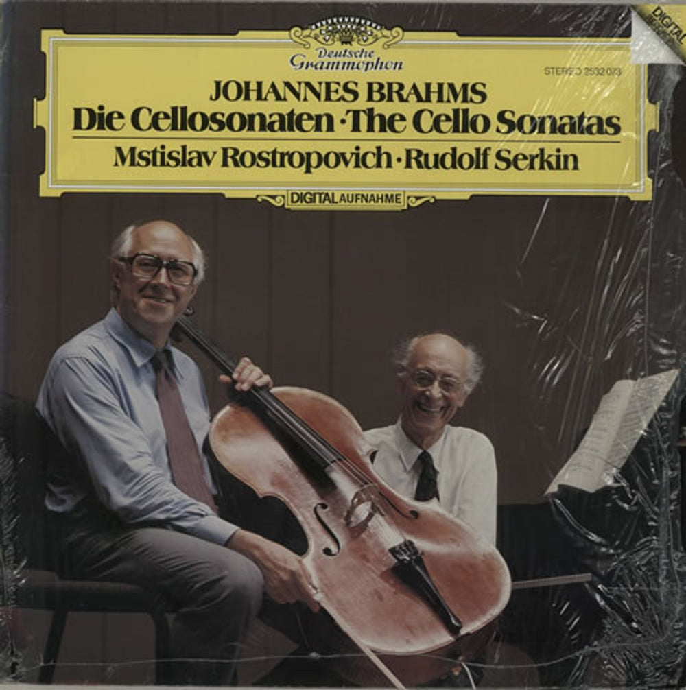 Mstislav Rostropovich Brahms: Die Cellosonaten German vinyl LP album (LP record) 2532073