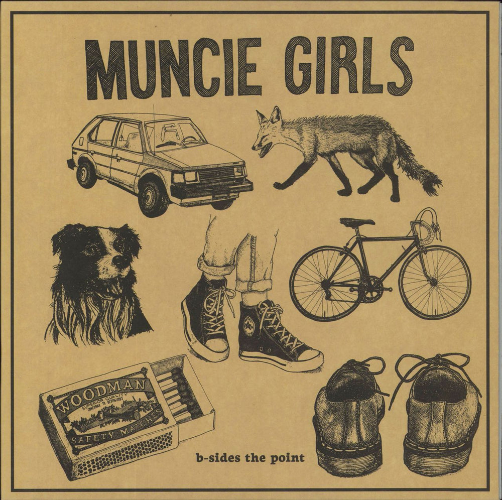 Muncie Girls B-Sides The Point UK 12" vinyl single (12 inch record / Maxi-single) SPS084