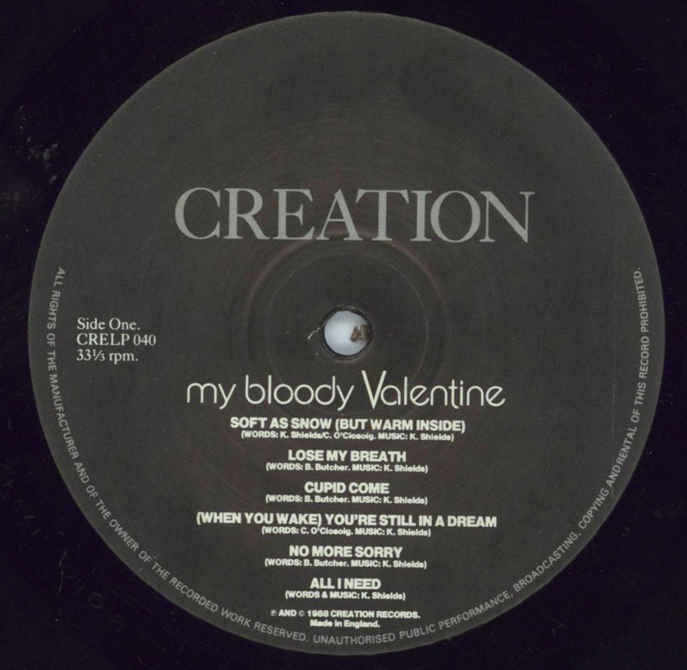 My Bloody Valentine Isn't Anything - Stickered - EX UK vinyl LP album (LP record) MBVLPIS814145