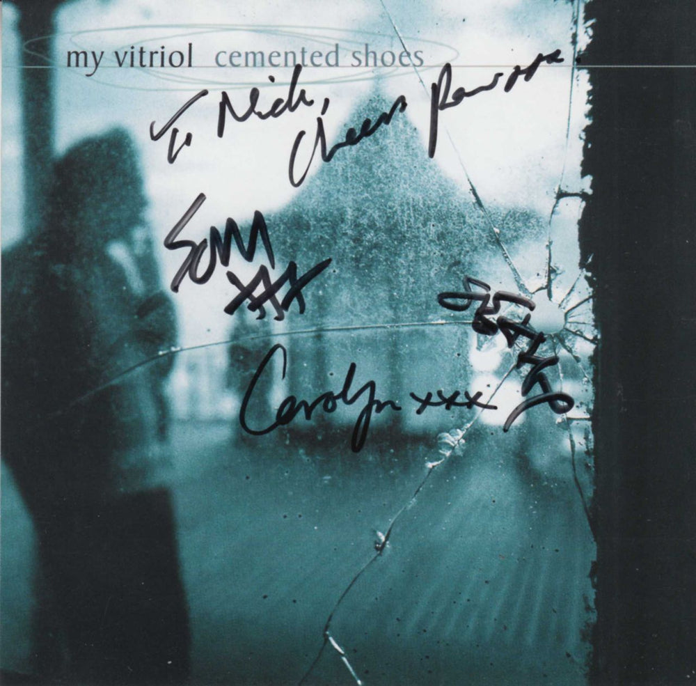 My Vitriol Cemented Shoes - Autographed UK Promo CD single (CD5 / 5") INFECT89CDSP