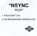 N Sync Pop - 2-track UK Promo CD-R acetate CD ACETATE